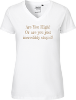 Are You High Women's V-neck Tee