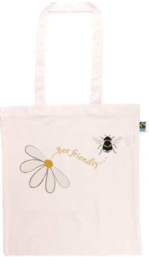 Bee Friendly Long Handle Shopping Bag