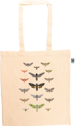 British Hawkmoths Long Handle Shopping Bag
