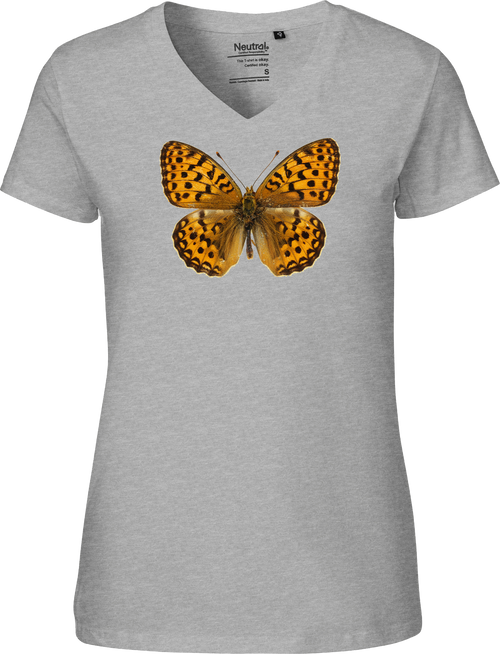 Fritillary Butterfly Women's V-neck Tee
