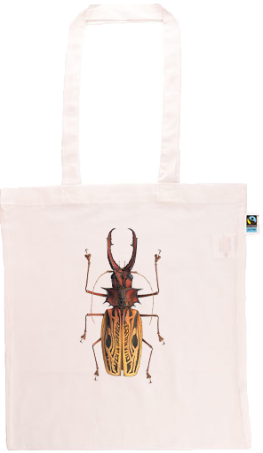 Macrodontia Longhorn Beetle Long Handle Shopping Bag