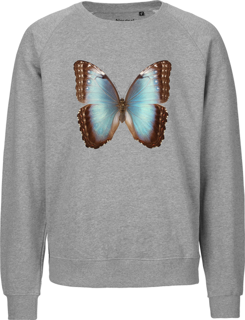 Blue Morpho Butterfly Unisex Sweatshirt