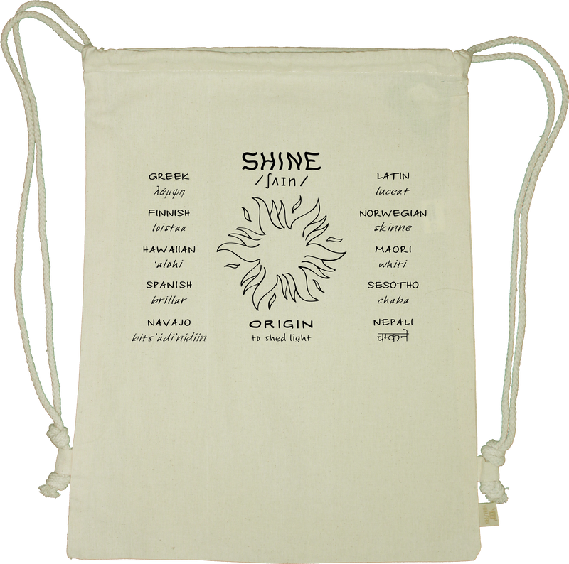 Shine Drawstring Gym Bag