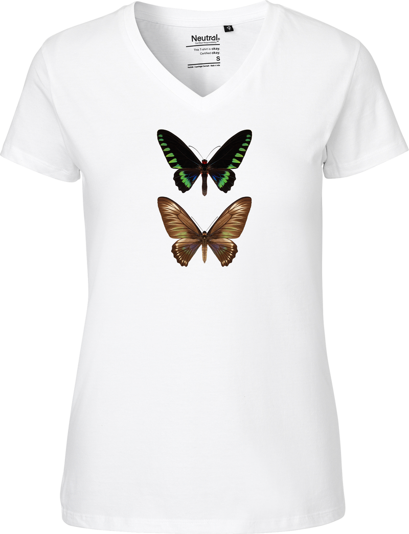Trojana Birdwing Butterfly Women's V-neck Tee